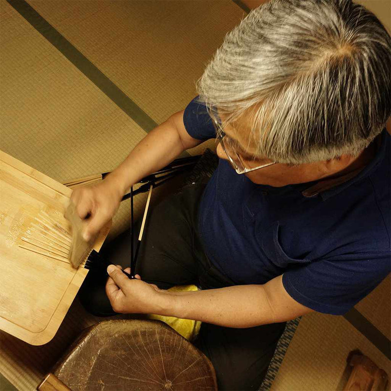 【扇子】男物 紙扇 染和紙 白松 大短地 | 京扇子 | 大西常商店