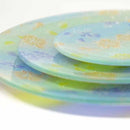 【お皿】 ORI-ZARA (桜) ブルー 5点セット｜西陣織