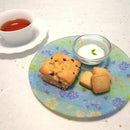 【お皿】 ORI-ZARA (桜) ブルー L｜西陣織