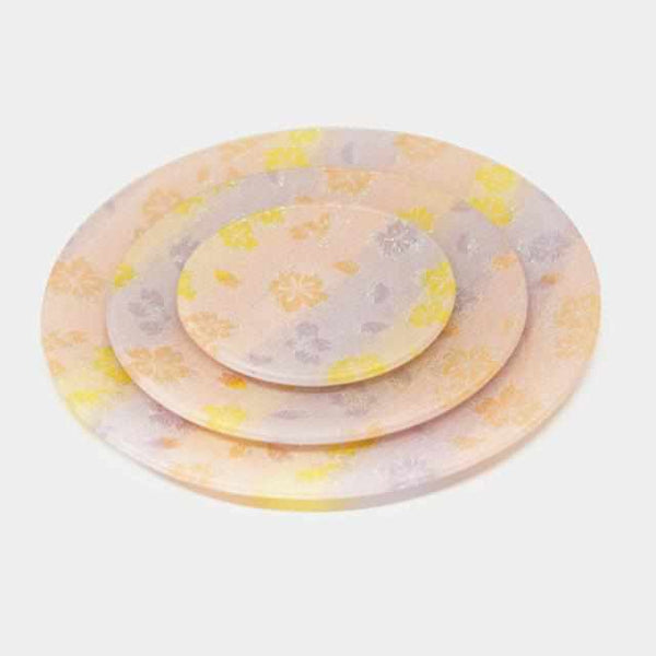 【お皿】 ORI-ZARA (桜) ピンク 5点セット｜西陣織