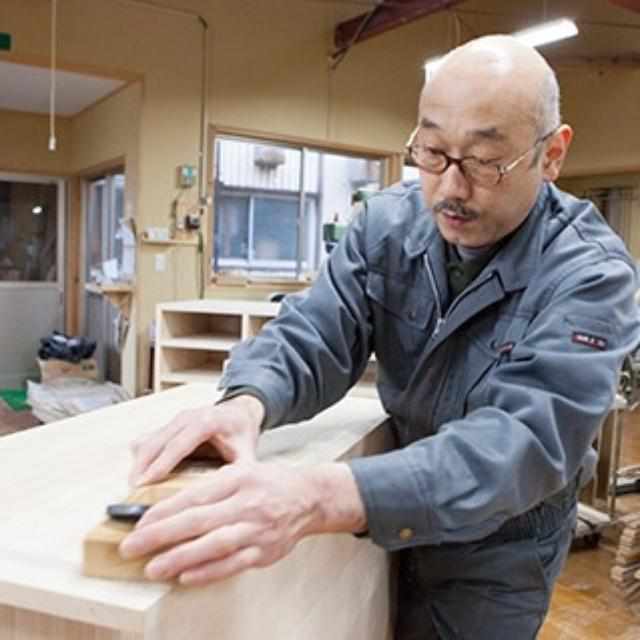 【加茂桐箪笥】想ひ凾 (野本桐凾製作所) 桐の飾り棚 (木地 クリア)