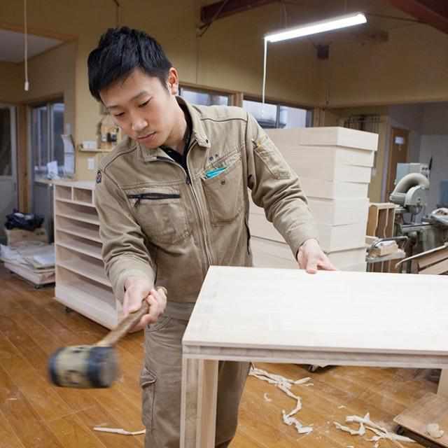 【加茂桐箪笥】想ひ凾 (野本桐凾製作所) 桐の飾り棚 (木地 クリア)