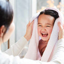 【タオル】「彩-irodori-」バスタオル1枚 & フェイスタオル3枚セット (ブルー・ホワイト) | 今治タオル