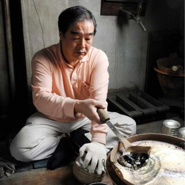 【茶壷】輪島仕上げ 棗 椿 蒔絵 | 大阪浪華錫器