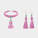 【京念珠】ねこのわ (中野伊助) 猫用ネックレス ＆ ピアスセット HEIAN