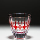 【ぐい呑】凛然 -rin zen- (赤)｜切子