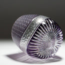 【グラス】ienomi 白蛇 -haku ja- (紫)｜切子