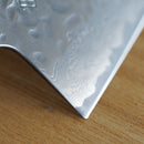 【三徳包丁】AUS10槌目ダマスカス 樫八角柄 170 | BECOSオリジナル