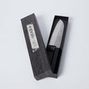 【三徳包丁】AUS10槌目ダマスカス 藍染 黒 樫八角柄 170 | BECOSオリジナル