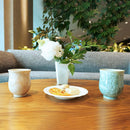 【湯呑み2点セット】花結晶 (緑 茶) | 京焼-清水焼 | 陶葊