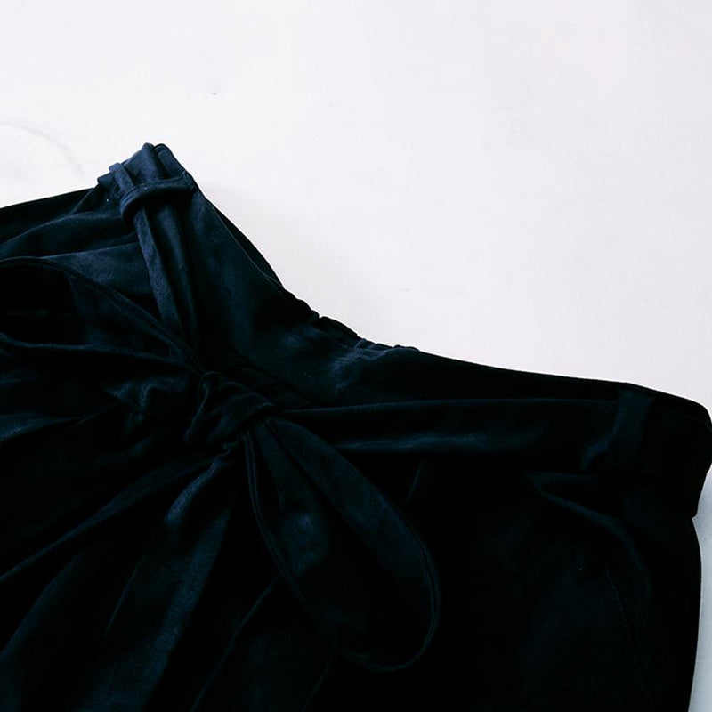 【ワイドパンツ袴】Navy (スエード) | 着物 | VEDUTA