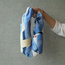 【風呂敷】鶴霞 たづかすみ (二越ちりめん96cm) | 超撥水加工| 朝倉染布