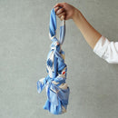 【風呂敷】鶴霞 たづかすみ (二越ちりめん96cm) | 超撥水加工| 朝倉染布