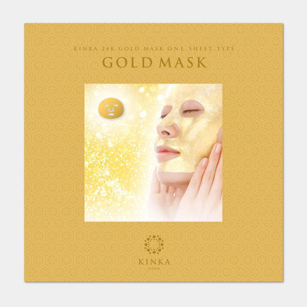 【パック】金華24K ゴールドマスク (1枚入) | 金沢箔 | 箔一