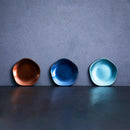 【プレート】KAGA SHIKISAI FLOWER DEEP BLUE | 金沢箔 | 箔一