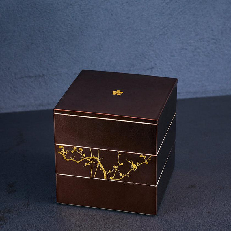 【重箱】KAGA SHIKISAI SEPIA | 金沢箔 | 箔一