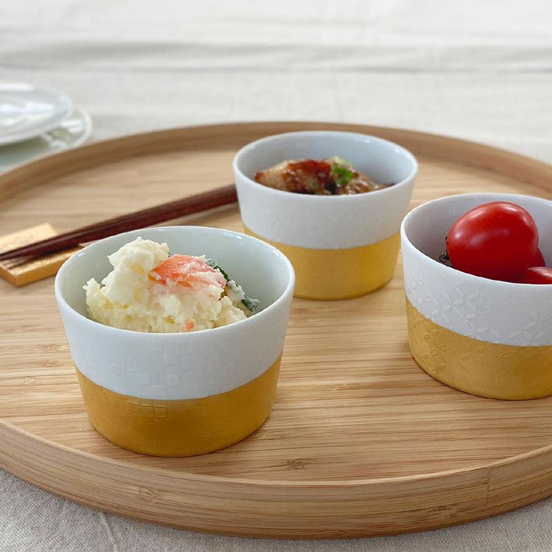 【フリーカップ】箔小紋 市松 | 金沢箔 | 箔一