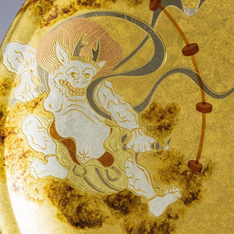 【飾り皿】風神雷神 | 金沢箔 | 箔一