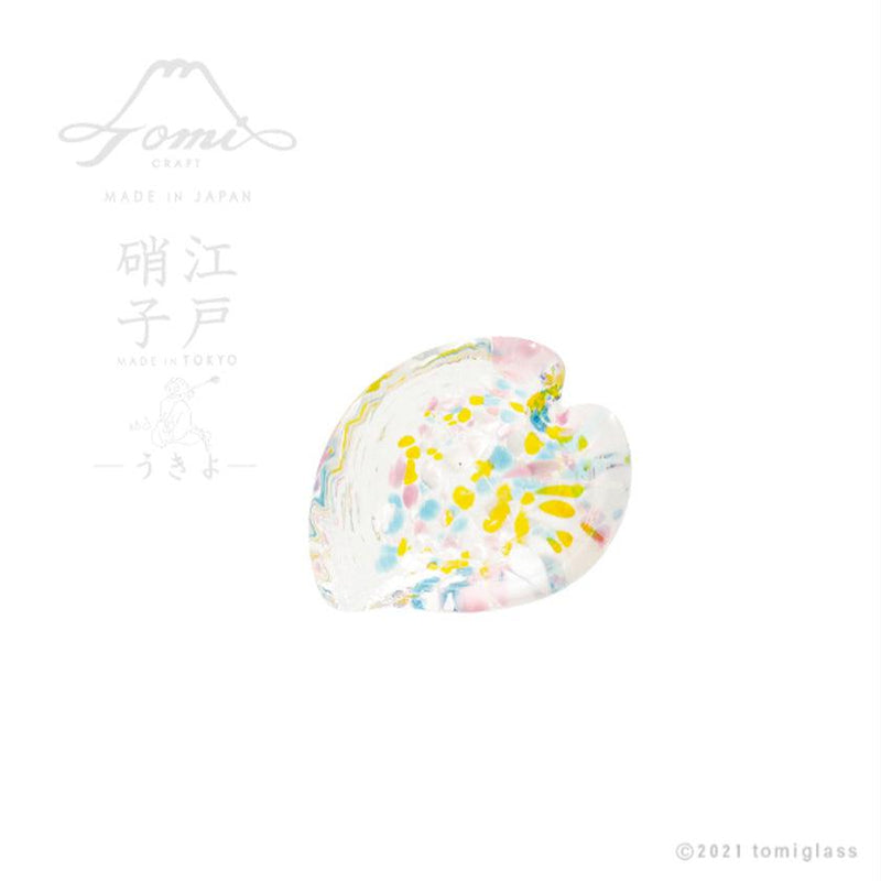 【食器3点セット】うきよヒラリ たまや (小鉢 豆皿 箸置き) | 江戸硝子 | 富硝子