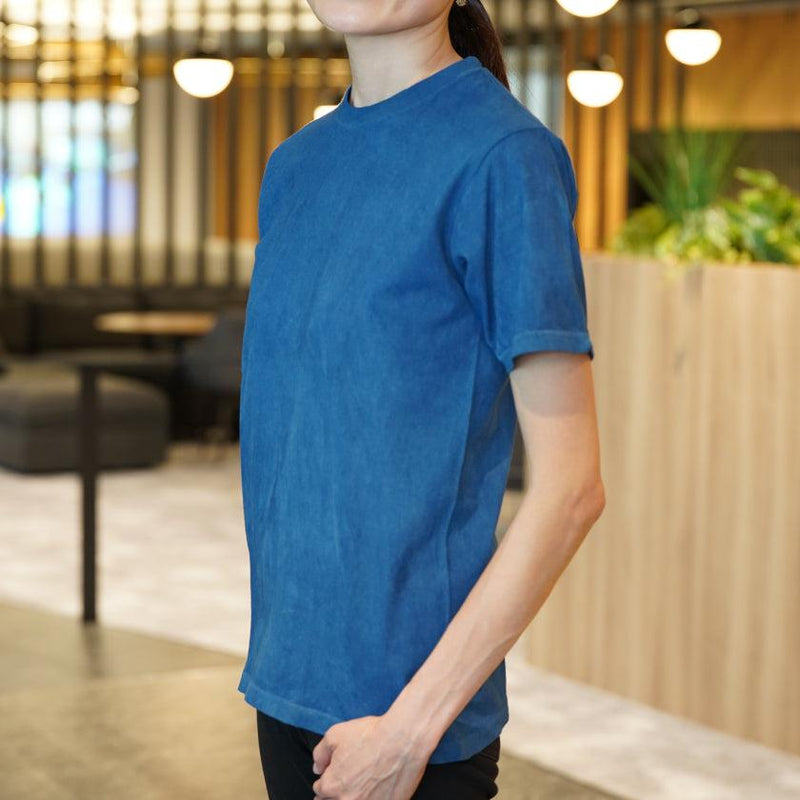 【Tシャツ】天然インディゴ(一色染め)  | 藍染 | インディゴ気仙沼