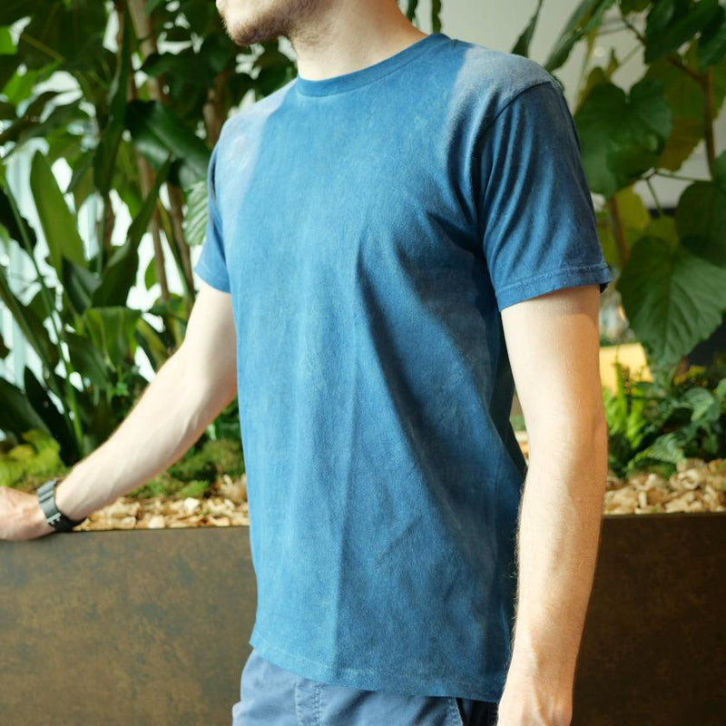 【Tシャツ】天然インディゴ(一色染め)  | 藍染 | インディゴ気仙沼
