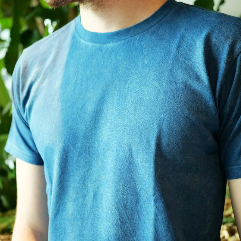【Tシャツ】天然インディゴ(一色染め)  | 藍染 | インディゴ気仙沼