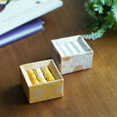 【指輪ケース】アジロ (黄) | 江戸木目込み | 柿沼人形