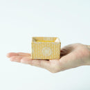 【指輪ケース】アジロ (黄) | 江戸木目込み | 柿沼人形