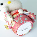 【招き猫】招きハローキティ (紫) | 江戸木目込み | 柿沼人形