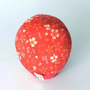 【だるま】江戸だるま (小)ちりめんA (赤) | 江戸木目込み | 柿沼人形