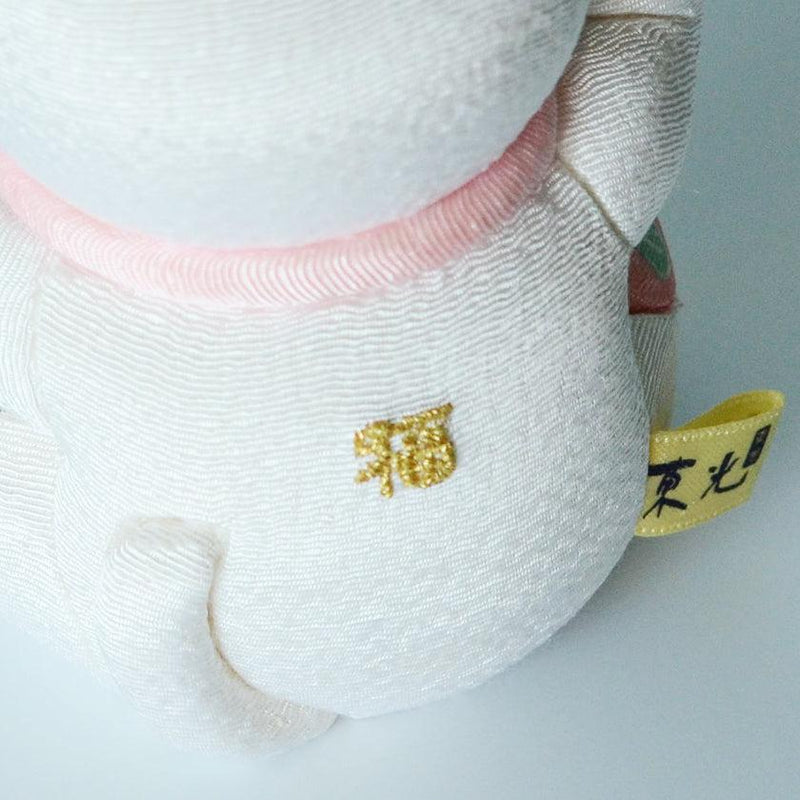 【招き猫】風水DX (白) M | 江戸木目込み | 柿沼人形