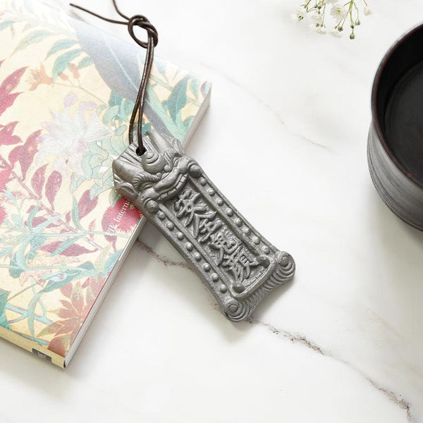 【お守り】鬼顔守 (きがんもり)『安全鬼顔』 | 三州鬼瓦 | 鬼瓦家守(新東)