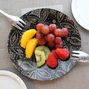 【お皿2点セット】ORI-ZARA (華七宝) ベージュ＆ブラック | 西陣織 | RE:NISTA