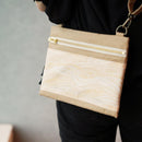 【サコッシュ】 ベージュ モンブラン｜西陣織