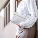 【サコッシュ】 ホワイト ショートケーキ｜西陣織