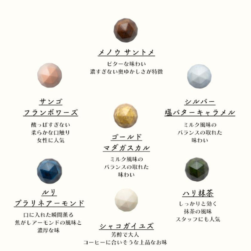 【チョコレート】ジュエリーボックス＜七宝チョコ7つ入＞内箱なし｜西陣織