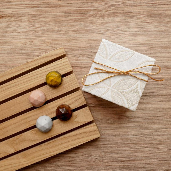 【チョコレート4つ入】ジュエリーボックス＜七宝チョコ (warm tone)＞内箱あり | 西陣織 | RE:NISTA