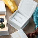 【チョコレート4つ入】ジュエリーボックス＜七宝チョコ (warm tone)＞内箱あり | 西陣織 | RE:NISTA