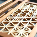 【傘立て】秋田杉 格子 麻の葉 | 組子 (大型配送料2,500円)