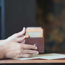 【財布】三折 (豊土) | 松阪牛革 | バンビ