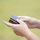 【財布】三折 (豊土) | 松阪牛革 | バンビ