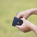 【財布】三折 (群青) | 松阪牛革 | バンビ