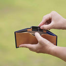 【財布】三折 (群青) | 松阪牛革 | バンビ