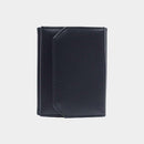 【財布】三折 (藍色) | 松阪牛革 | バンビ