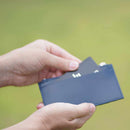 【スマートウォレット】GREDEER  (ネイビー) | 松阪牛革 | バンビ