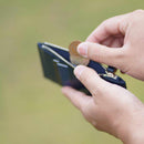 【スマートウォレット】GREDEER  (ネイビー) | 松阪牛革 | バンビ