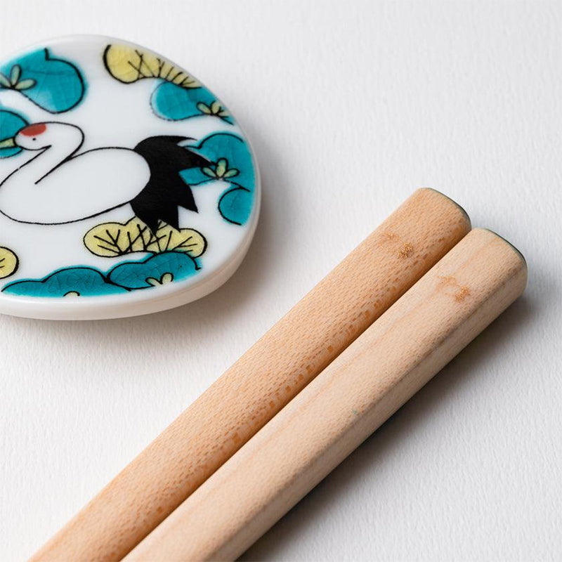 【箸】KUTANI SEAL 松 22.5cm (食洗機 可) 箸置き ギフト箱付 | 若狭塗 | 箸蔵まつかん