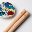 【箸】KUTANI SEAL 五趣 22.5cm (食洗機 可) 箸置き ギフト箱付 | 若狭の塗箸 | 箸蔵まつかん