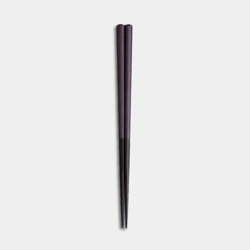 【箸】HASHIKURA SEASON01 ウェンジ八角 小豆色 22.5cm (食洗機 可) | 若狭塗 | 箸蔵まつかん