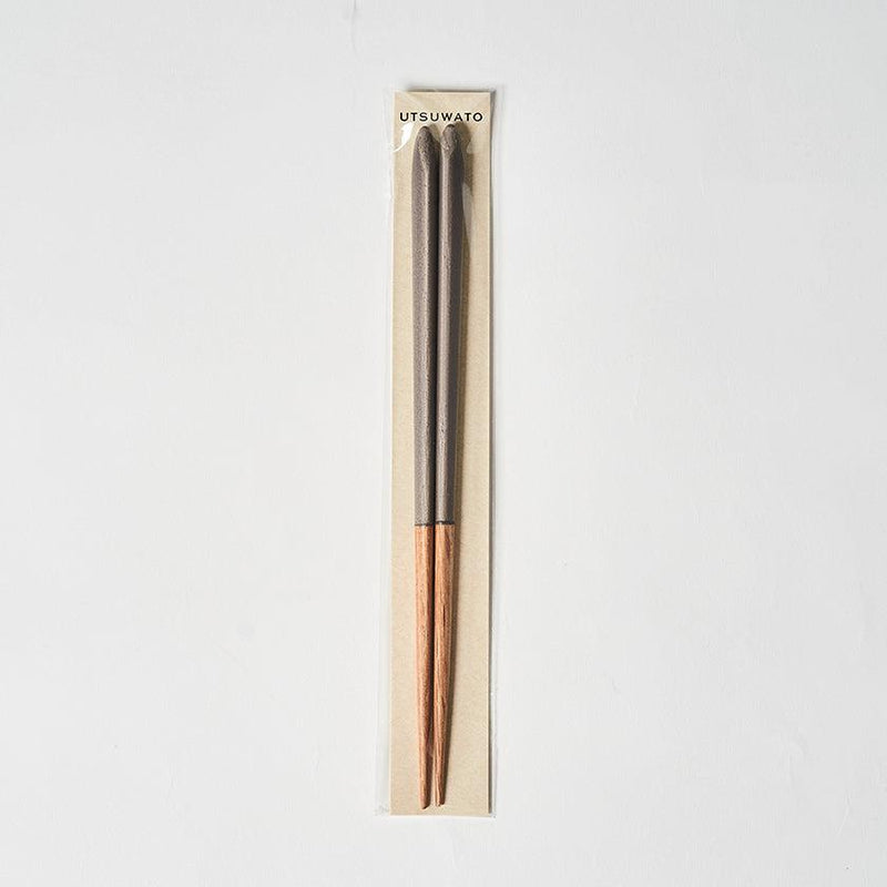 【箸】UTSUWATO 三角 23cm (食洗機対応) | 若狭塗 | 箸蔵まつかん